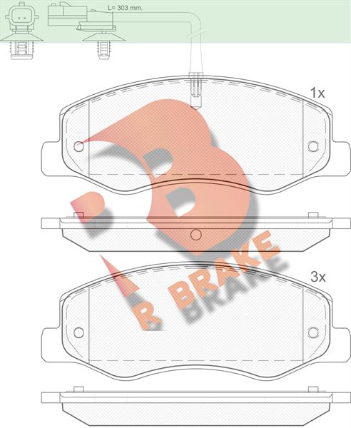 Renault Master 3 Arka Fren Balatası
