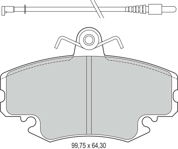 Renault Clio 3 Ön Fren Balatası