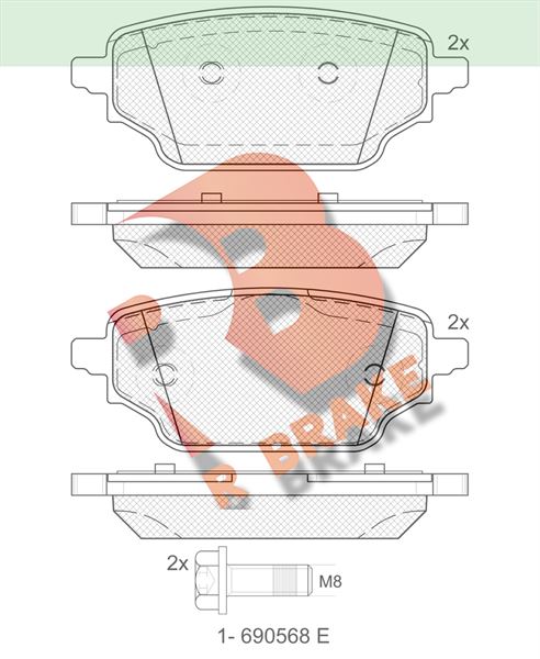 Renault Kango Arka Fren Balatası