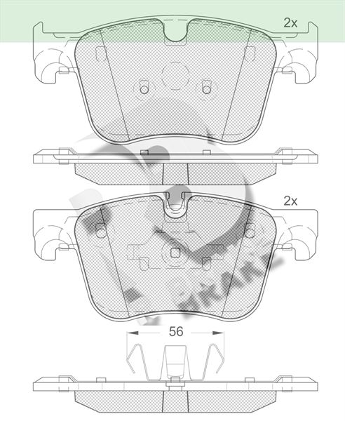 Peugeot 3008 Ön Fren Balatası