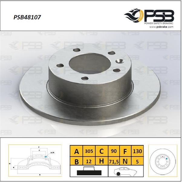 Renault Master III Arka Fren Diski