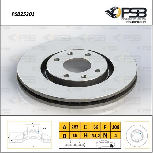 Peugeot Partner Ön Fren Diski