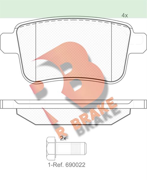 Peugeot 308 Arka Fren Balatası