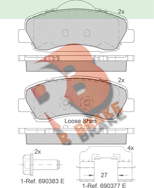 Citroen C4 Ön Fren Balatası