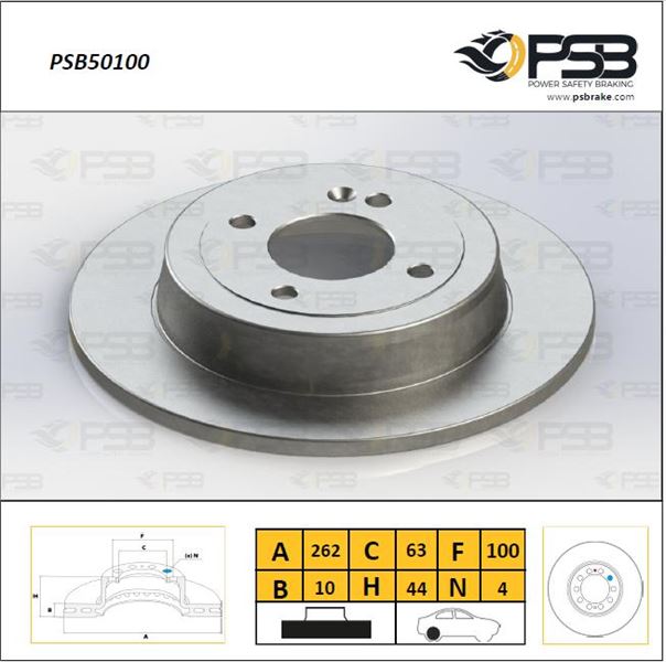 Hyundai İ30 Elektronik El Frenli Araçlar İçin Arka Disk