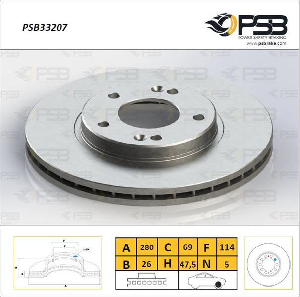 Hyundai İ30 Tucson KİA Cerato Ön Havalı Performance Disk