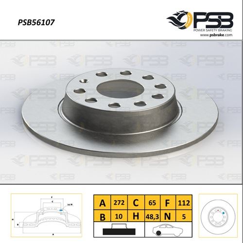 Wolksvagen Jetta Caddy Golf Arka Fren Diski