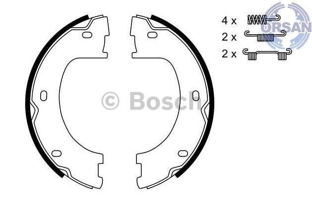 Wolksvagen Crafter Pabuçlu Arka Fren Balatası