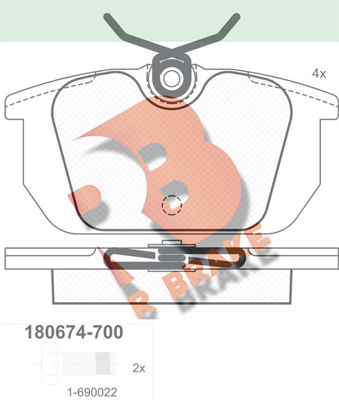 Fiat Punto Tempra Arka Fren Balatası