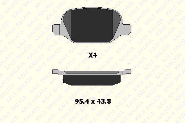 Fiat Linea Arka Fren Balatası