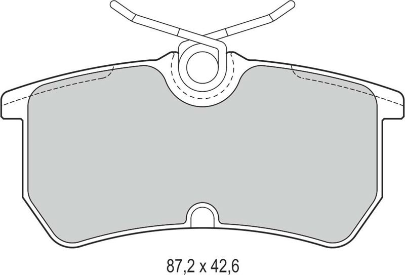 Ford Fiesta Arka Fren Balatası