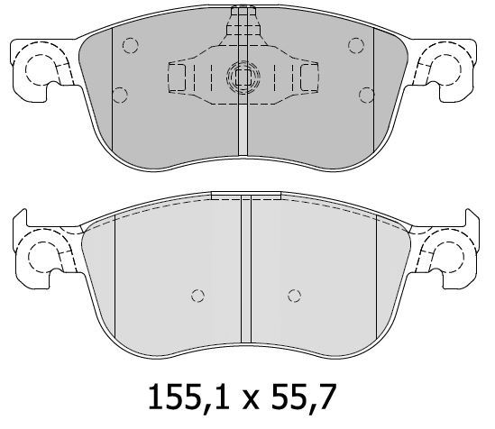 Ford Fiesta Ön Fren Balatası 