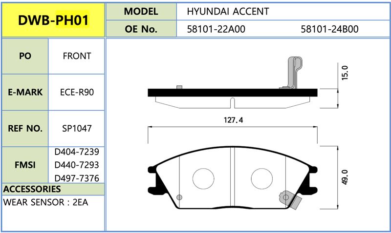 Hyundai Accent Getz Ön Fren Balatası