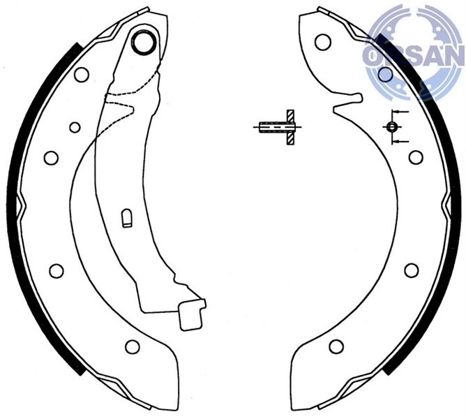 Peugeot Partner Pabuçlu Arka Fren Balatası