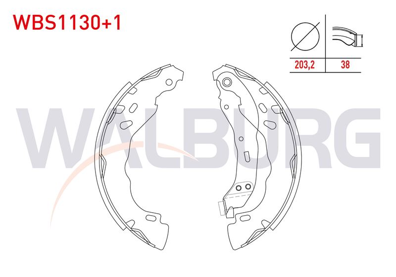 Citroen C4 Pabuçlu Arka Fren Balatası