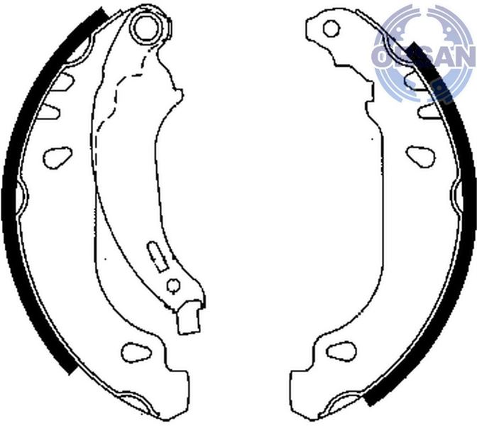 Renault Symbol Pabuçlu Arka Fren Balatası