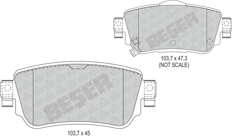 Nissan Qasqai Arka Fren Balatası