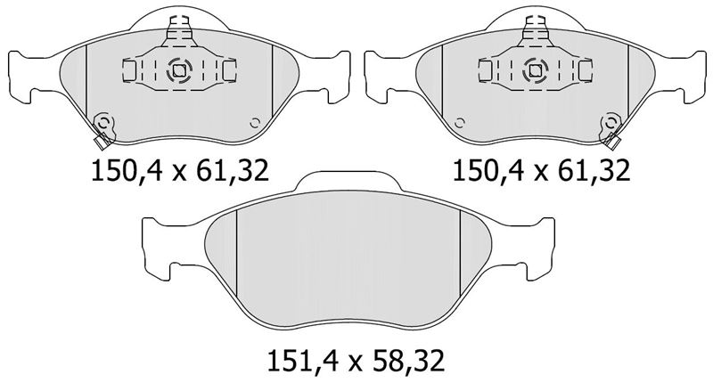 Toyota Yaris Ön Fren Balatası
