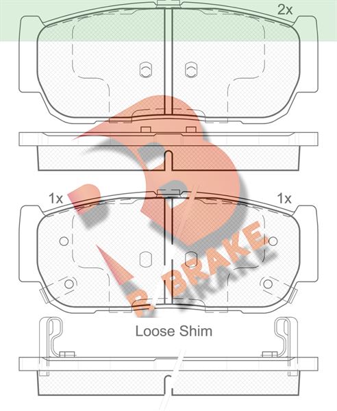 Ssangyong Kyron Arka Fren Balatası